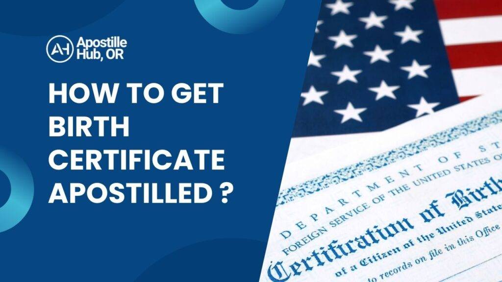 Certificate Apostille