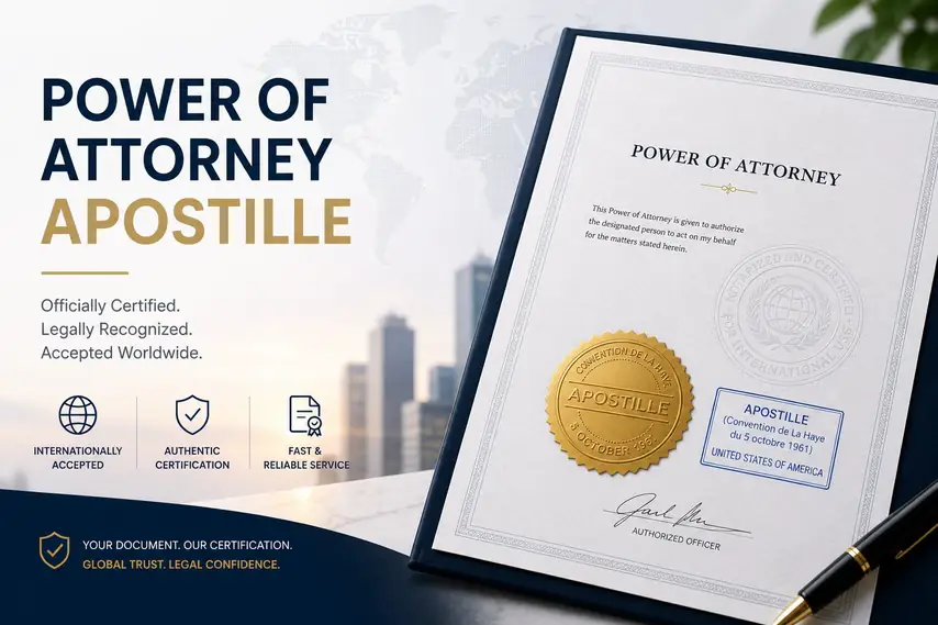 Notarized power of attorney prepared for apostille to handle property or SSS in the Philippines