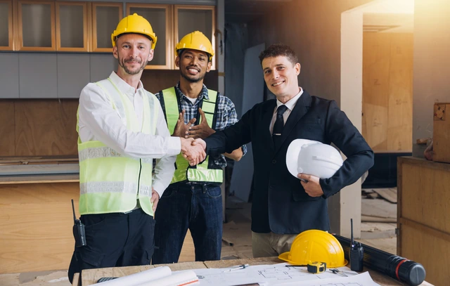 Construction company screening licensed contractors and crews for CSLB and jobsite access