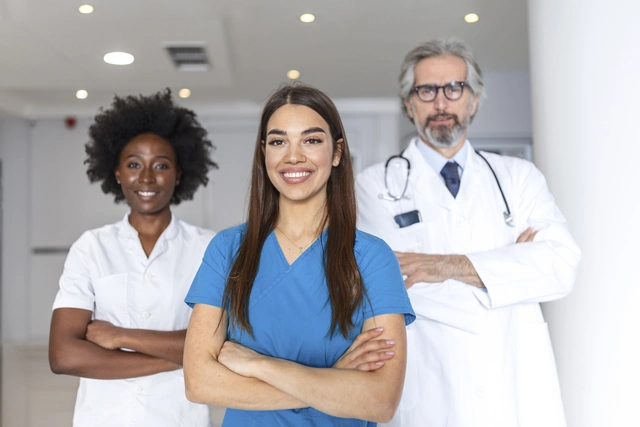 Hospital and clinic staff an employer screens through DOJ and FBI Live Scan before hire